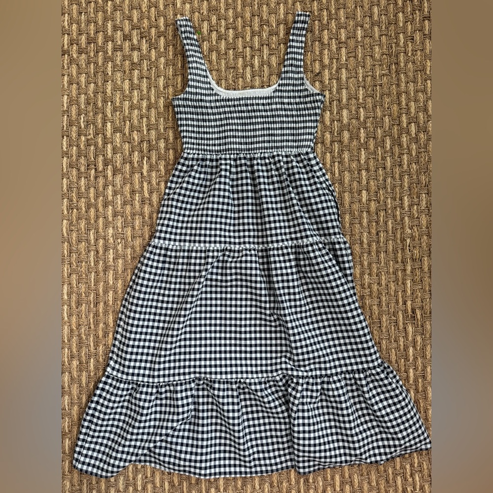 ON 34th Classic Navy and White Gingham Dress, Women’s Size S - Picture 8 of 8